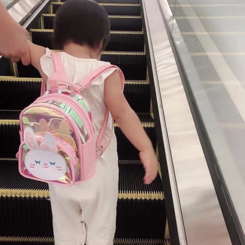 BALO DA HỒNG THỎ CON CHO BÉ - CÓ SẴN