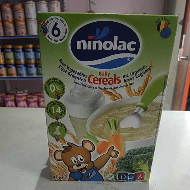 Bột ăn dặm Ninolac các vị