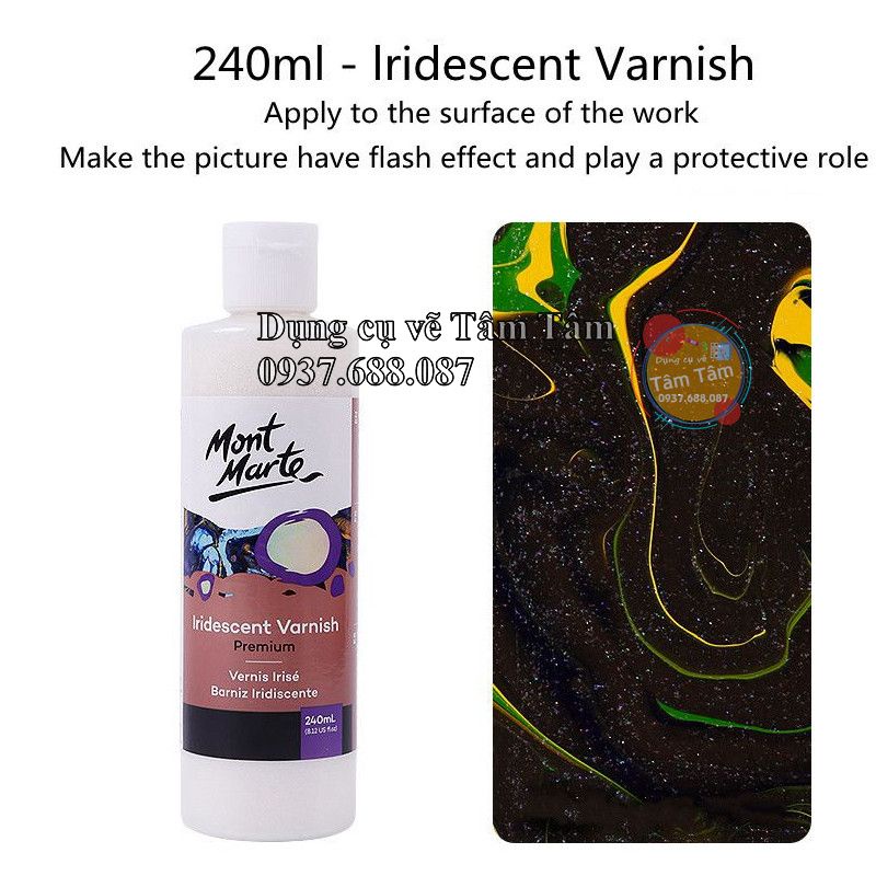 Mont Marte Premium Pouring Acrylic Paint, Màu Acrylic Pouring đăng lần 1/2-