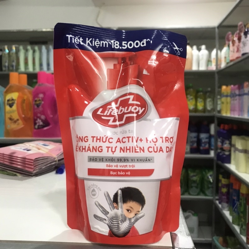 Nước rửa tay Lifebuoy chăm sóc da túi 400g