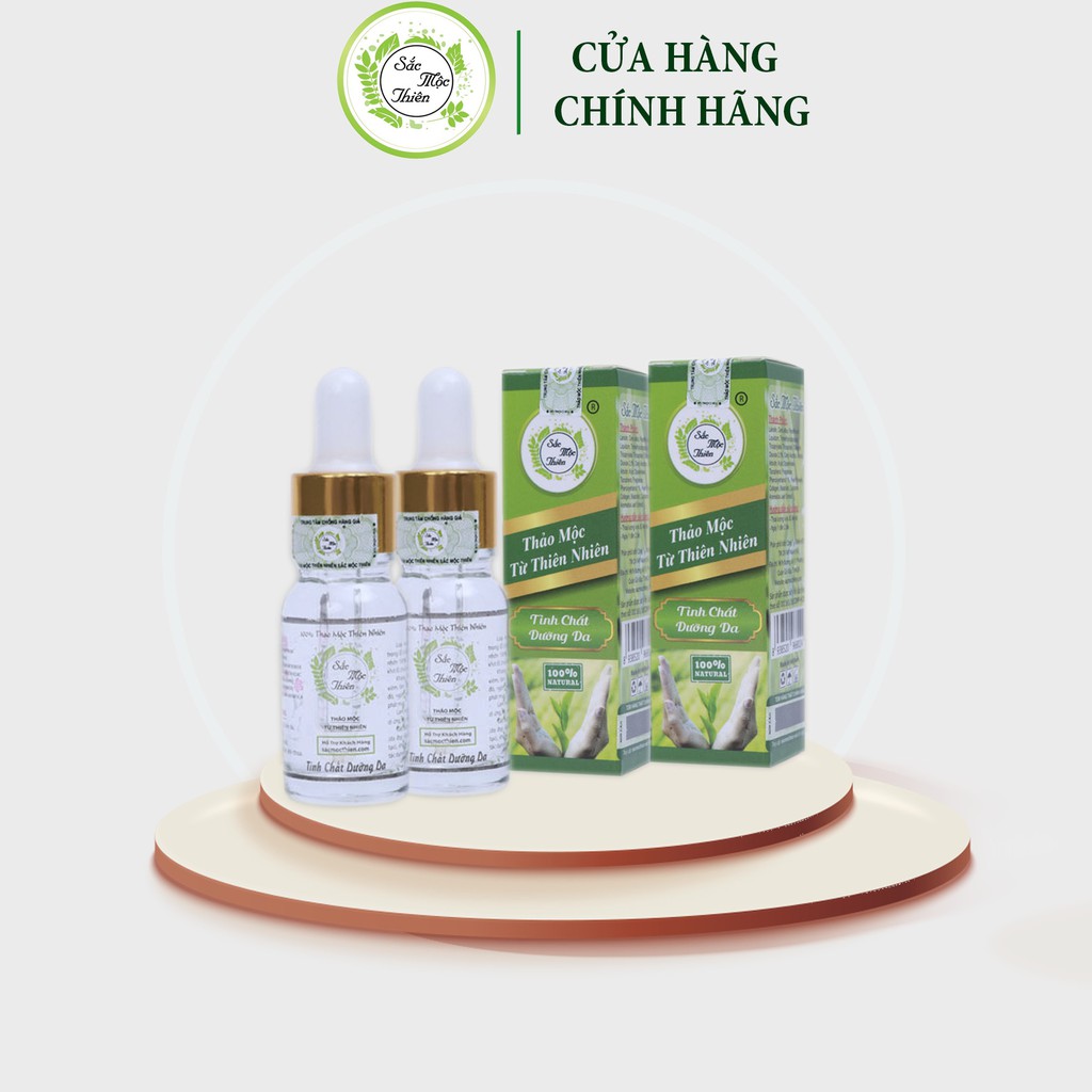 Sét 2 Chai Tinh Chất Dưỡng Da Sắc Mộc Thiên 10ml