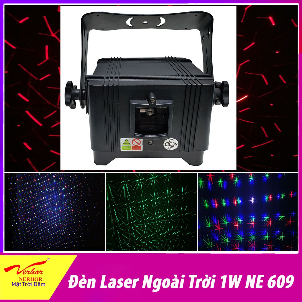 Đèn Laser Ngoài Trời 1W NE 609 chiếu hình đa dạng