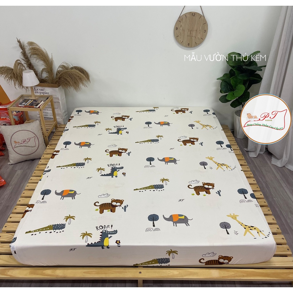Ga Chống Thấm PT Lụa Organic Siêu Mềm Mượt Mát Mịn Cho Bé