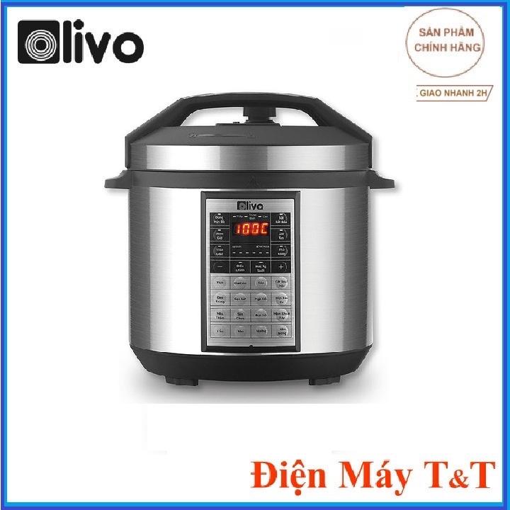 Nồi Áp Suất OLIVO PC60, Nồi Nhập Khẩu Mỹ Đa Năng Chính Hãng Cao Cấp, Dễ Dàng Làm Vạn Món Ngon