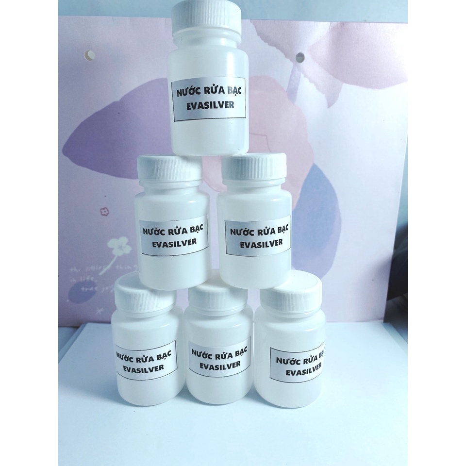 Nước rửa bạc Evasilver lọ 40ml, làm sáng bạc đơn giản tại nhà