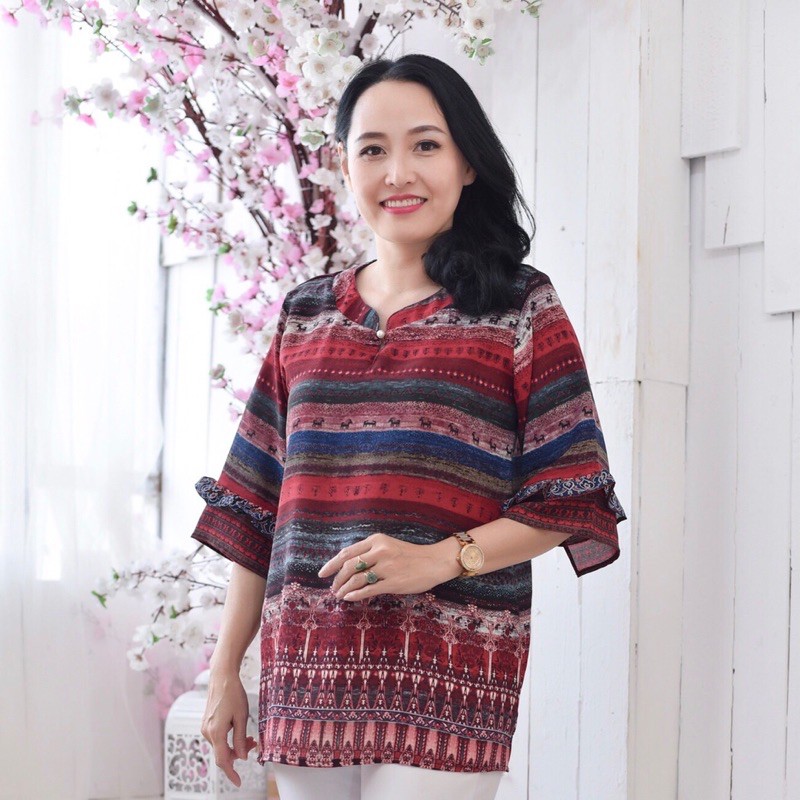 Madam Sotoni - Thời trang trung niên - Áo kiểu nữ trung niên - DHTL904