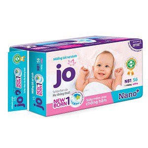 Miếng Lót Sơ Sinh Bỉm Jo Newborn Jo 1 56m Và Newbor2 40 Miếng