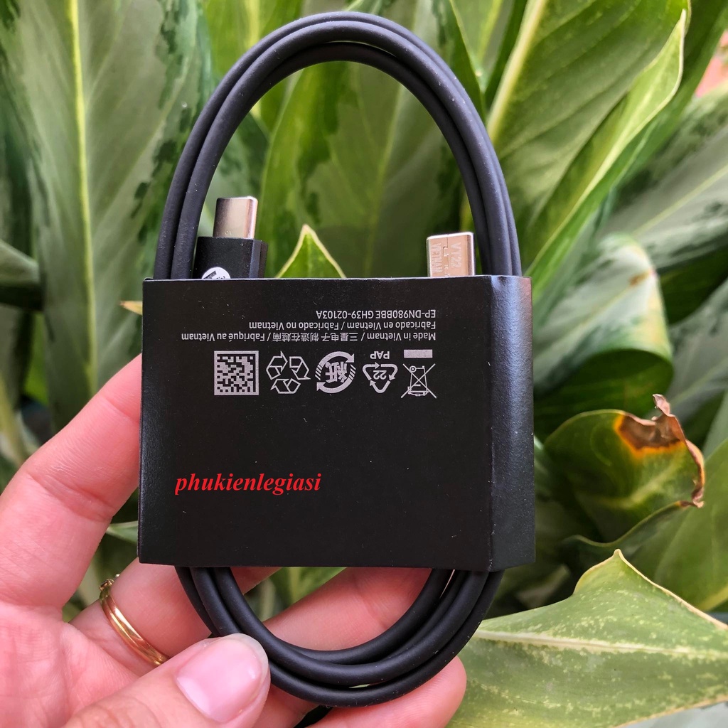 Cáp sạc PD Type C to Type C Mã S21