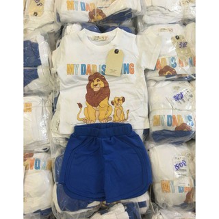 Bộ Zara baby MY DAD IS A KING