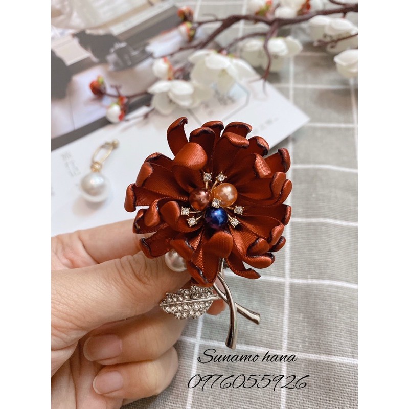 Hoa cài áo handmade cao cấp