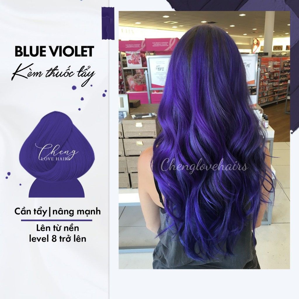 Thuốc nhuộm tóc màu BLUE VIOLET