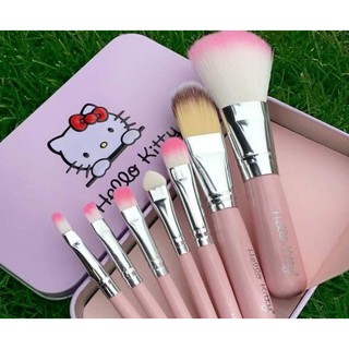 [HCM] Bộ Cọ Trang Điểm Hello Kitty 7 Cây Xinh Xắn