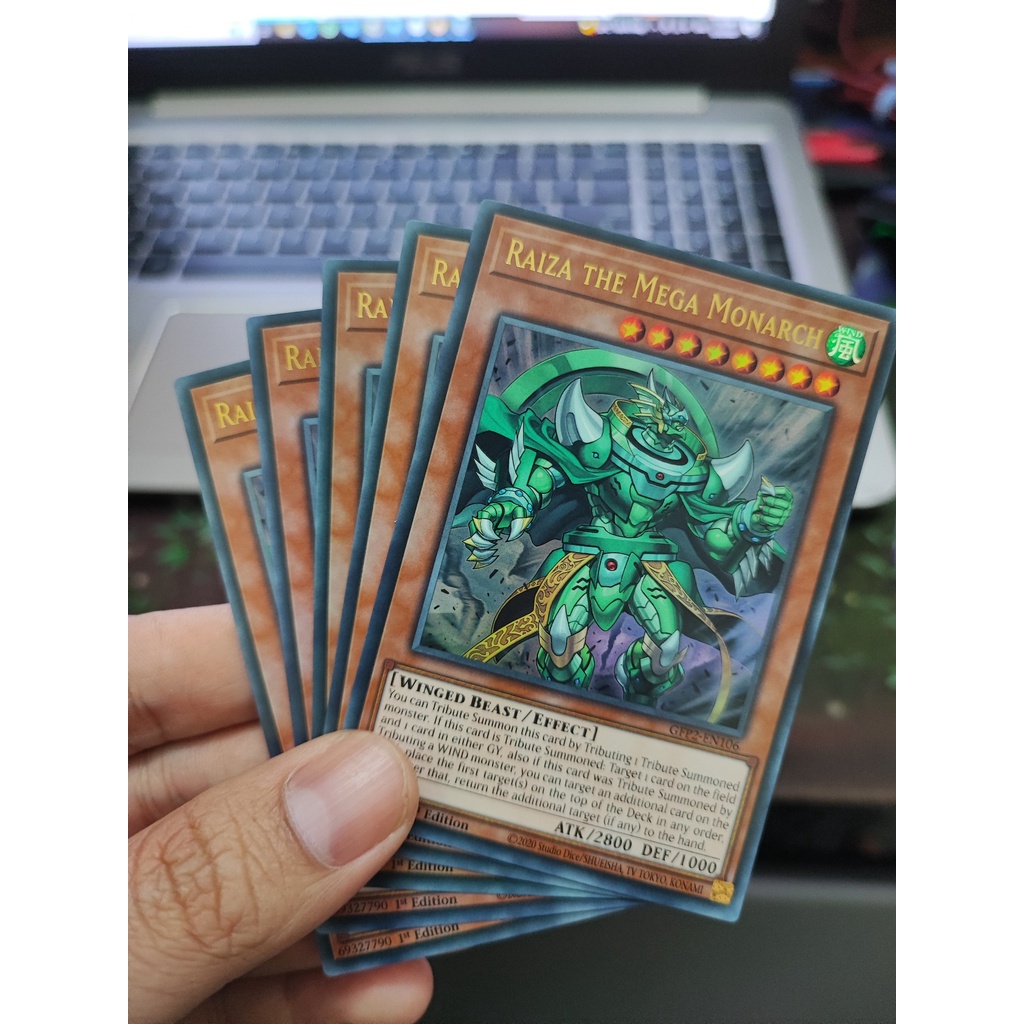 1 lá thẻ bài Raiza the Mega Monarch - GFP2-EN106 - Ultra Rare 1st Edition