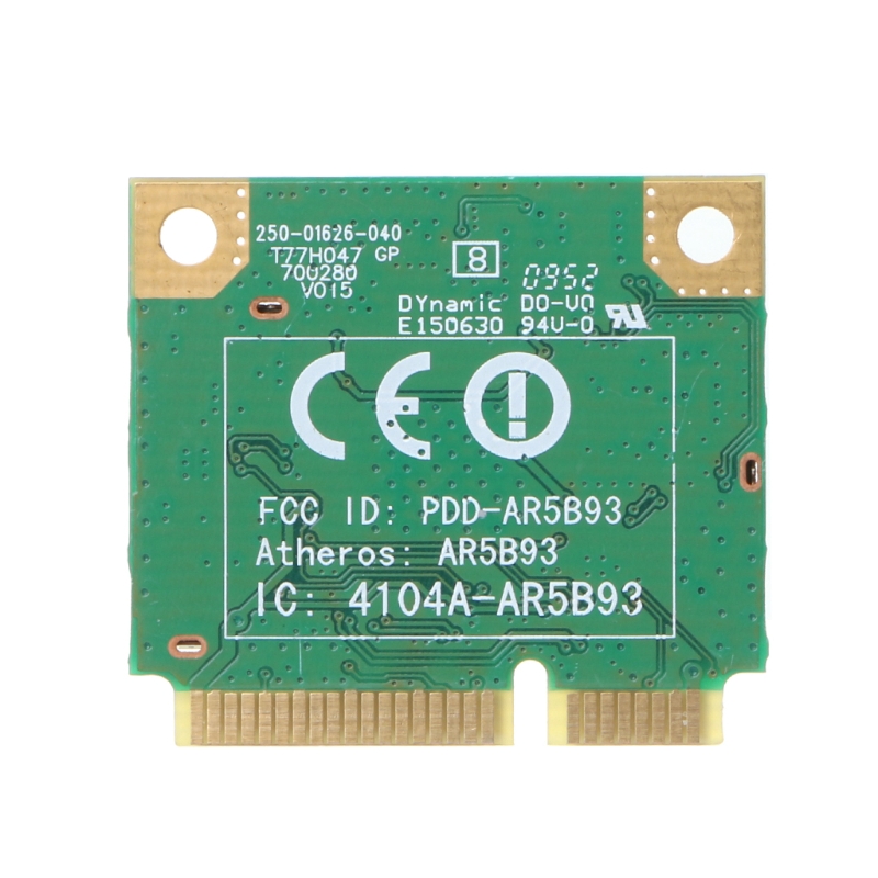 Thẻ mạng không dây CRE AR5B93 AR9283 nửa chiều cao mini PCI-E tốc độ 300Mpbs cho Atheros | BigBuy360 - bigbuy360.vn