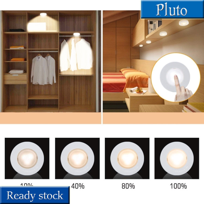 Set 3 đèn LED không dây kèm điều khiển từ xa cho tủ đồ đa năng tiện dụng