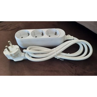 Ổ cắm điện kéo dài Hàn Quốc 3 lổ, 2,5m Inaus