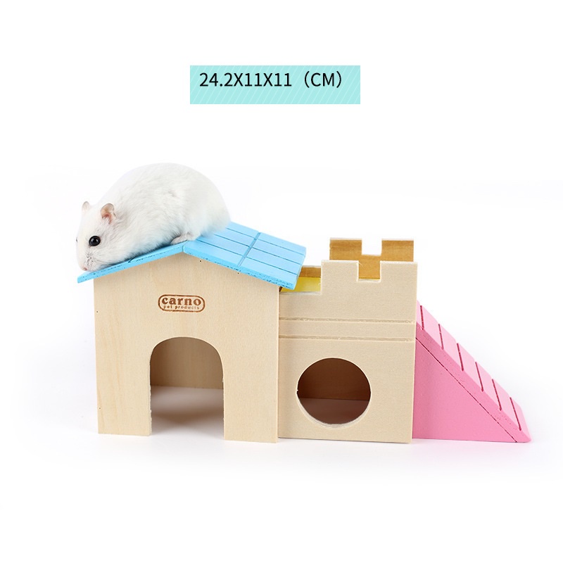 Nhà ngủ,đồ chơi tổng hợp hãng Carno cho hamster