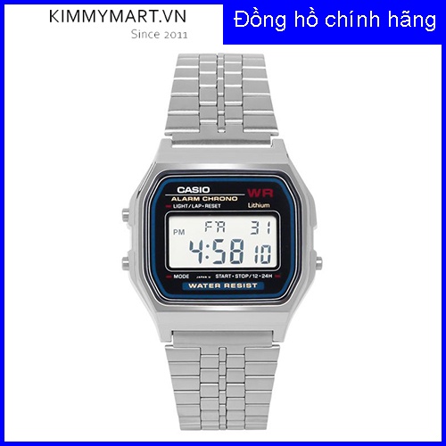 Đồng hồ Casio Nam - Dây Kim loại A159W-N1 - Hàng chính hãng