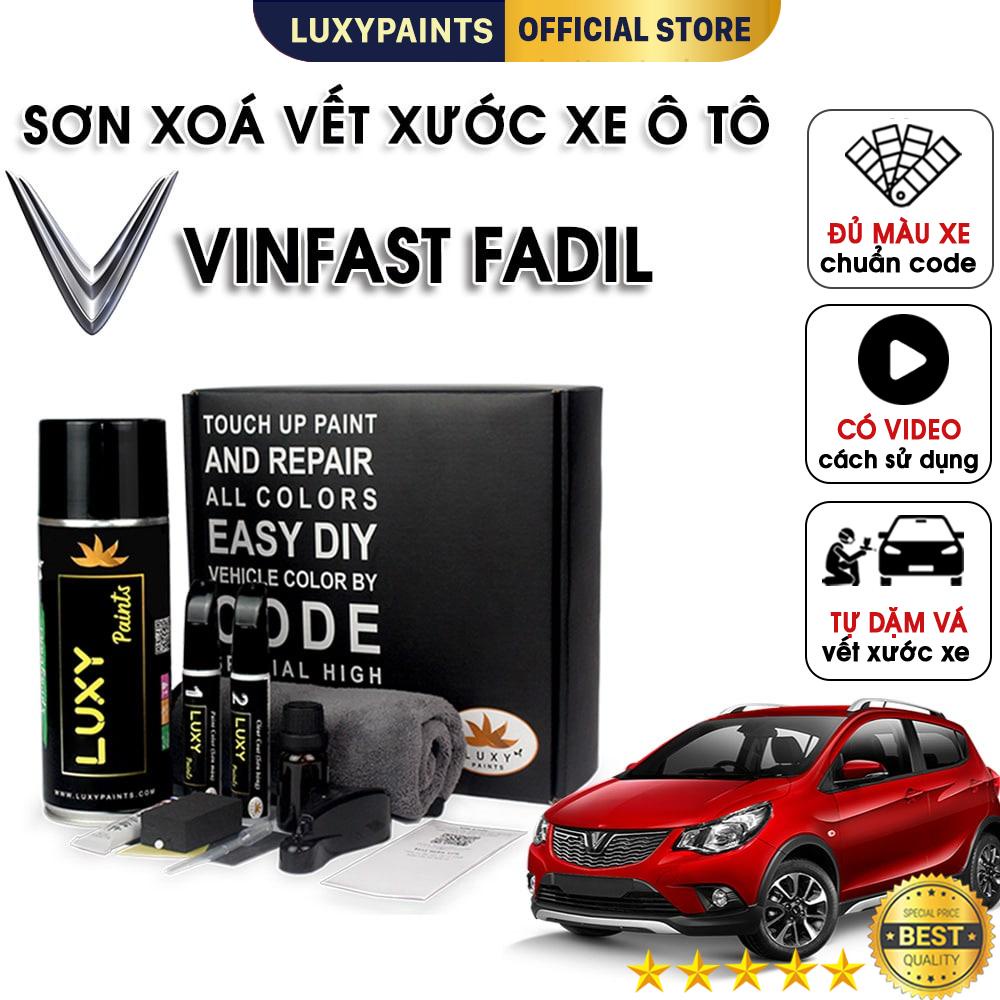 Sơn xóa vết xước xe ô tô Vinfast Fadil LUXYPAINTS, màu chuẩn theo Code dễ sử dụng độ bền cao - LP01VIFA