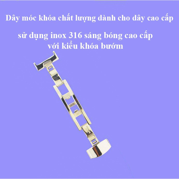 Dây đồng hồ da cao cấp SIZE 12mm, kèm chốt và cây thay dây b806