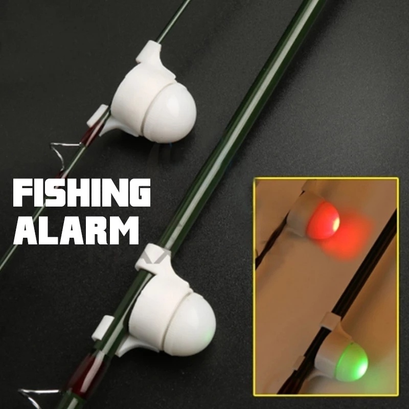 Thiết Bị Báo Động Cá Cắn Câu Tự Động Gắn Kèm Đèn LED Sử Dụng Pin Tiện Dụng