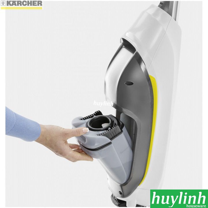 Freeship Máy lau sàn hút bụi Karcher FC5 Premium - Hút tóc - Tặng kèm 2 con lăn trị giá 490.000