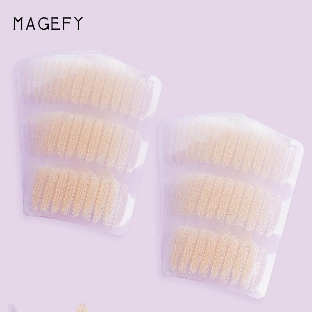 Set 15 miếng dán mắt MAGEFY loại không xé kèm bình xịt nhỏ 2m + nhíp + nĩa hình chữ Y