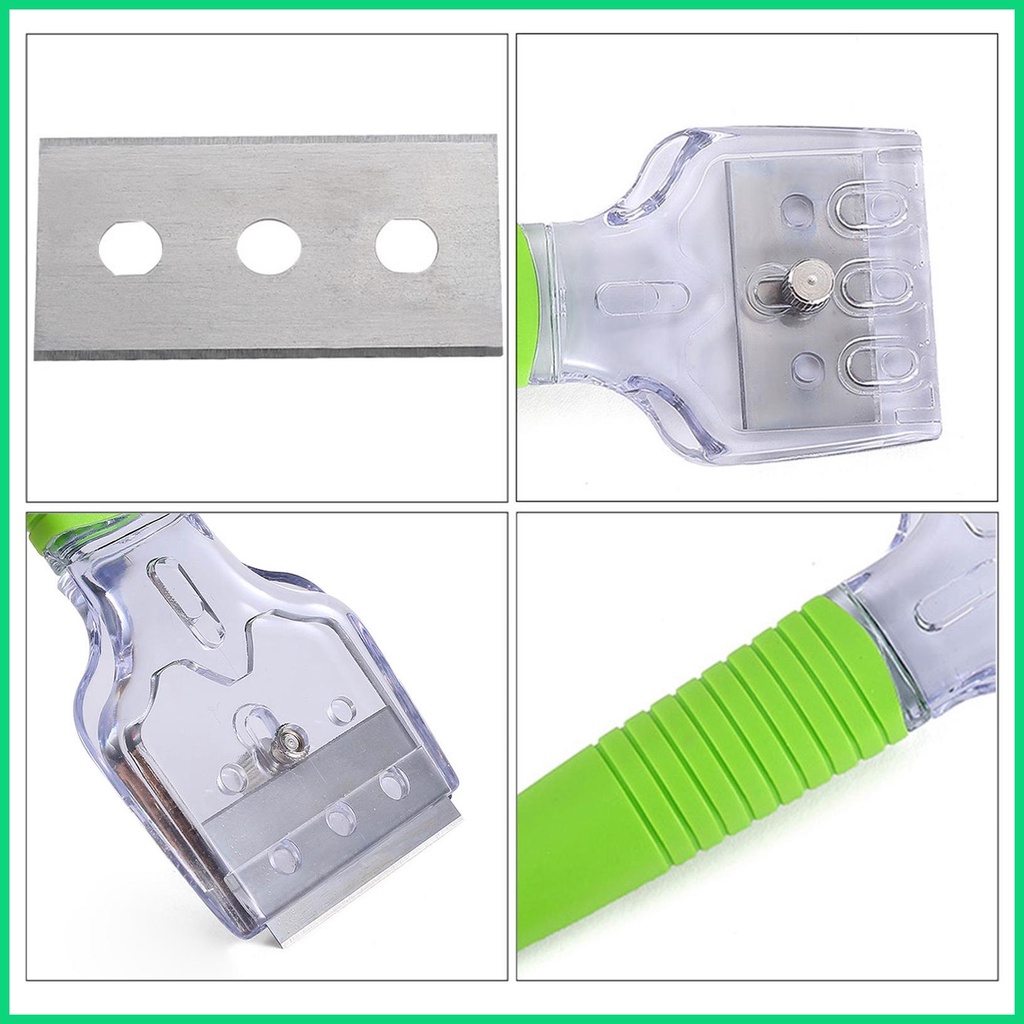 Dụng Cụ Cạo Sơn Tường Với 4 Lưỡi Dao Bằng Kim Loại Chuyên Dụng Cho Kính Chắn Gió