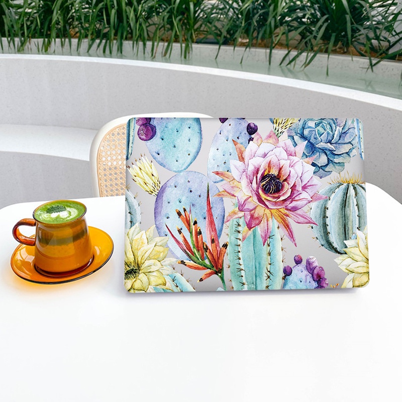 Ốp Máy Tính Bảng In Hình Xương Rồng Dễ Thương Cho 2022 Macbook Air13.6 inch A2681 M2 Pro 13 inch A2338 Pro 14 15 16 inch M1 A2442 A2485 A2337