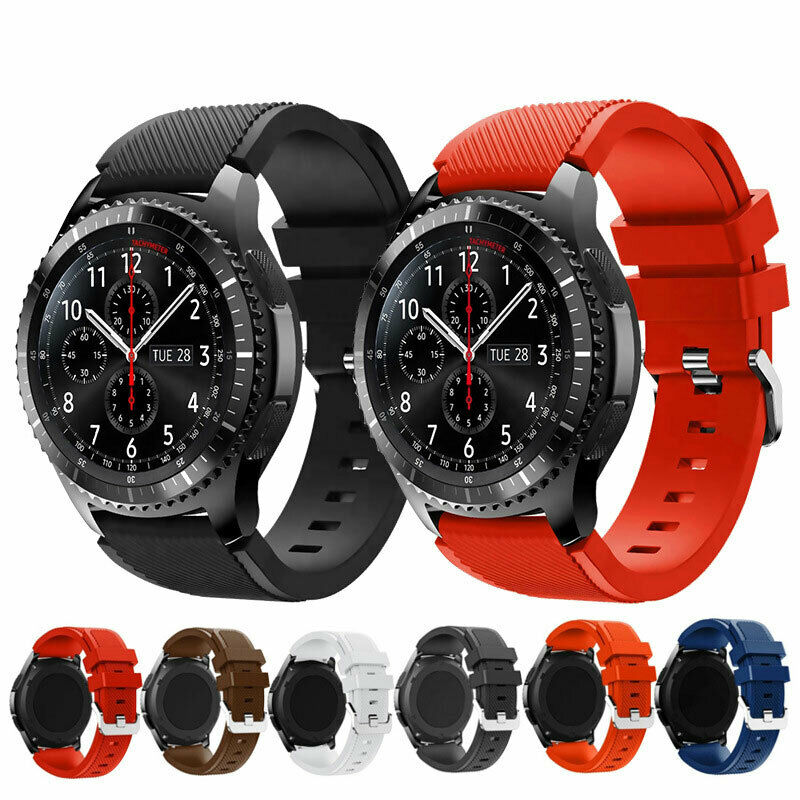 1 set Silicone Replacement Watch Band Strap for Samsung Galaxy Watch Active 20/22mm