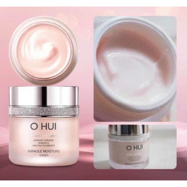 Kem dưỡng ẩm Ohui Miracle Moisture Cream 25ml_dưỡng da căng bóng ngay tức thì