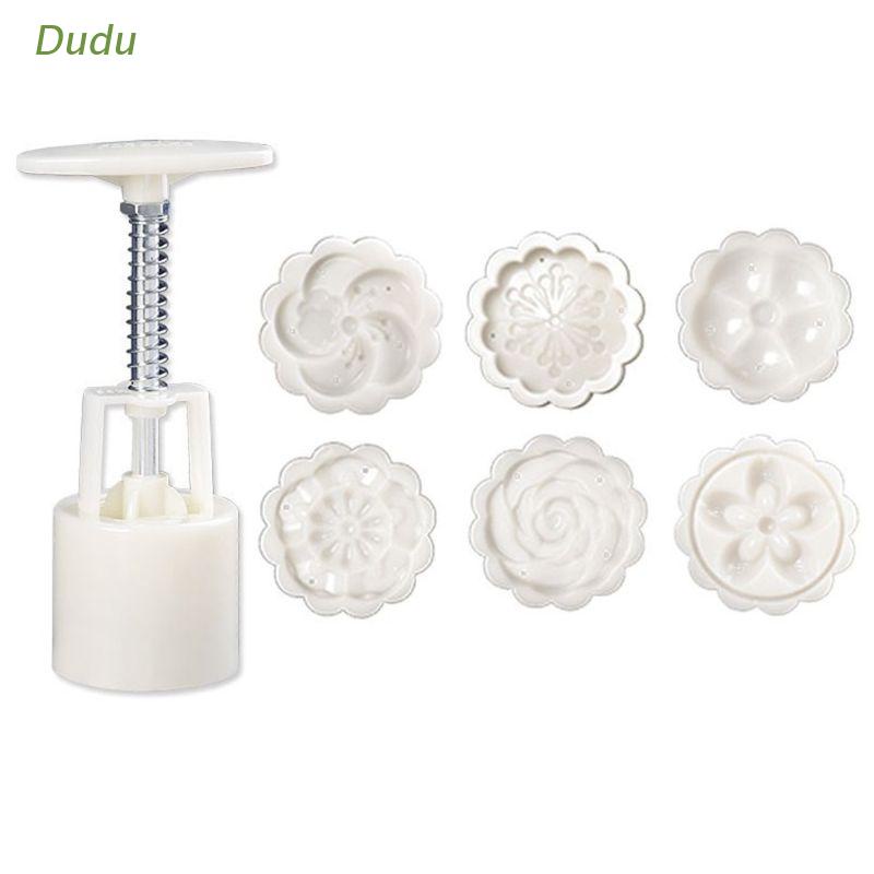 Set Khuôn Và 6 Đồ Ấn Tạo Hình Làm Bánh Trung Thu 3d 50g Diy