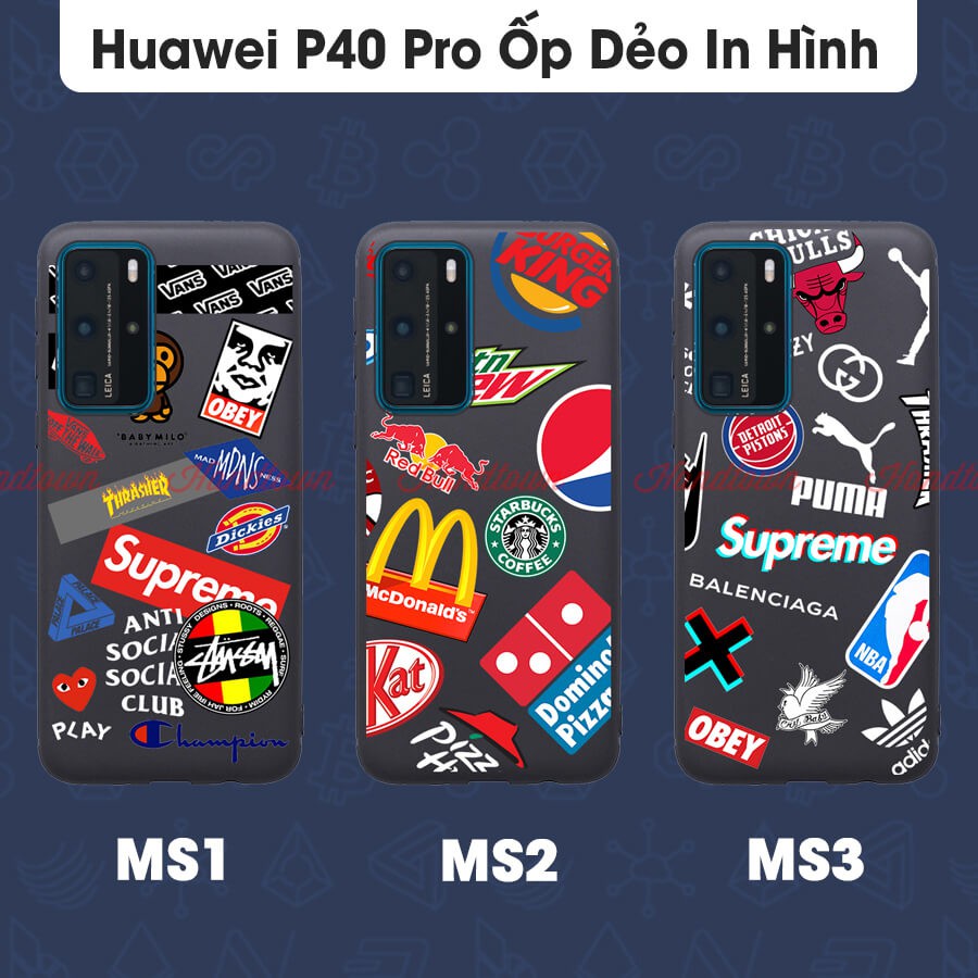 Ốp lưng TPU Silicon Huawei P40 Pro P 40 Pro P40Pro  Ốp Nhựa Dẻo Đen Toàn Bộ In Hình Cao Cấp Nhiều Mẫu Phần B SIÊU BỀN