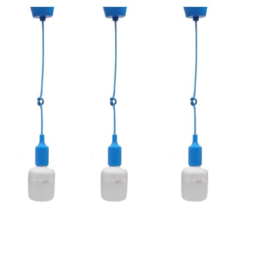 Bộ 3 dây đèn thả trang trí bóng led búp trụ 13w