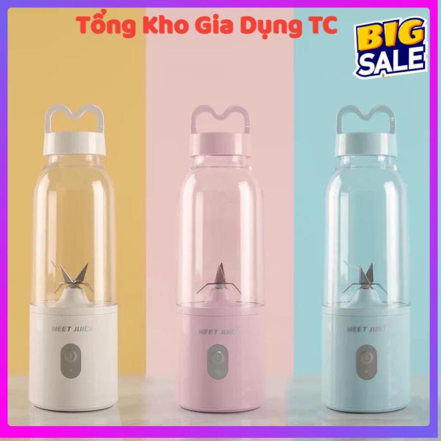 MÁY SAY SINH TỐ MINI CẦM TAY MEET JUICE-NHỎ MÀ CÓ VÕ