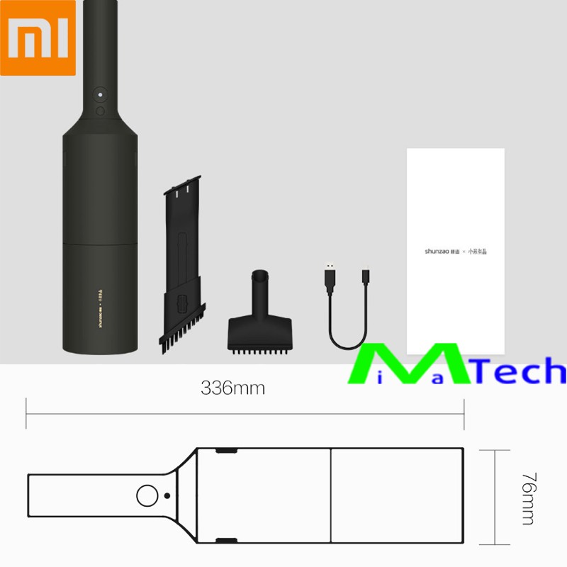 Máy hút bụi mini không dây Xiaomi Shunzao Z1 Z1 Pro cho ô tô nhà cửa lực hút mạnh 7000 Pa tới 15000 Pa