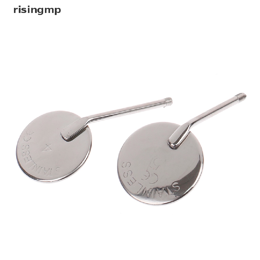Gương soi miệng cầm tay được làm bằng thép không gỉ phổ biến