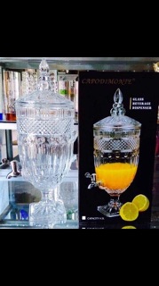 Bình thuỷ tinh đựng nước có vòi 2,5 l