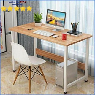 Bàn làm việc, Bàn học tập văn phòng, Bàn chân sắt U1 25 x 25 mã số BLV01.Đầy đủ ốc vít lắp ráp. Mặt gỗ công nghiêp