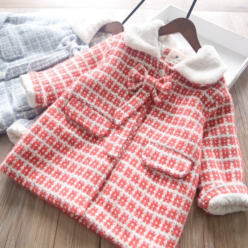 áo khoác dạ bông dày ấm cho em gái 2021