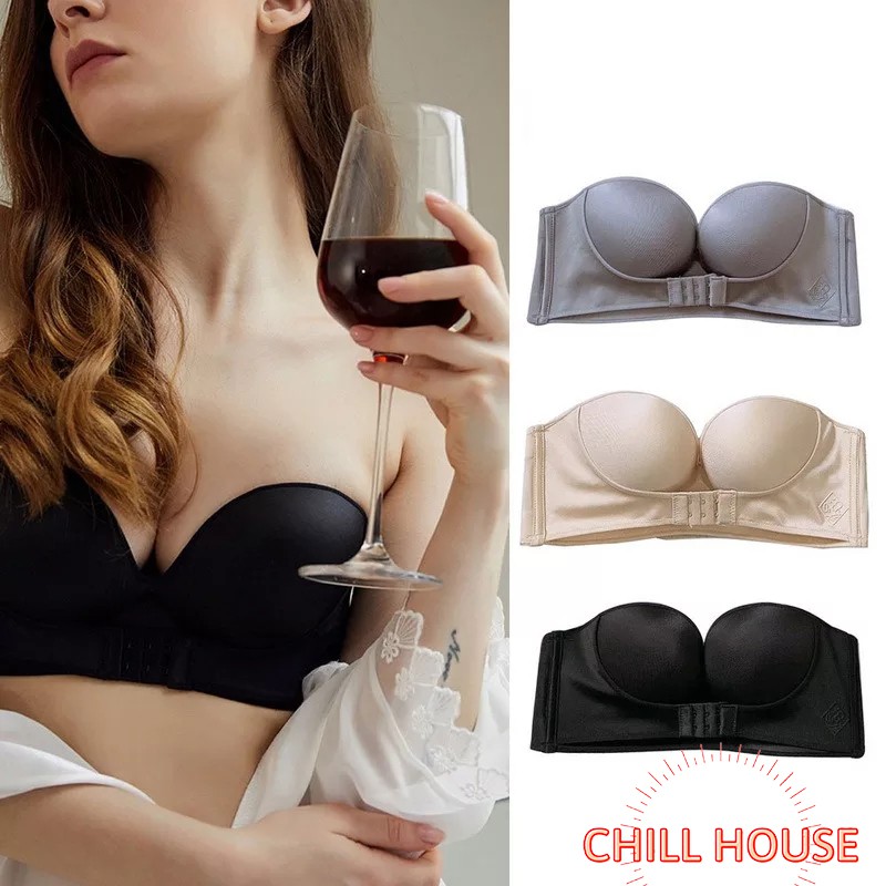 Áo Lót Không Dây Chống Tụt A02 Cài Trước Siêu Nâng Đẩy HOT - CHILLHOUSE