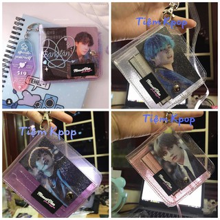 Ví trong suốt almost blue tặng kèm card idol