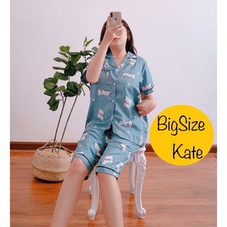 Đồ bộ pijama kate lửng bigsize dưới 60kg