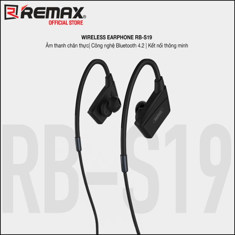 Tai nghe Bluetooth choàng cổ Remax RB-S19 Trắng