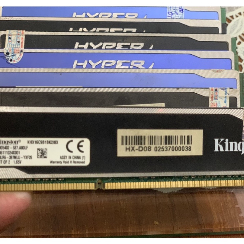DDR3 Ram 4G-DDR3-1600 Kington HyperX Black - Blu - Ram Tản Nhiệt - Vi Tính Bắc Hải