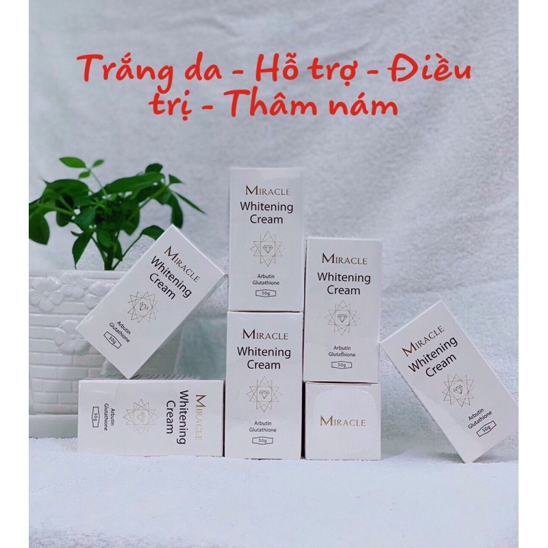 Kem làm trắng da và ngăn ngừa nám Miracle Whitening Cream