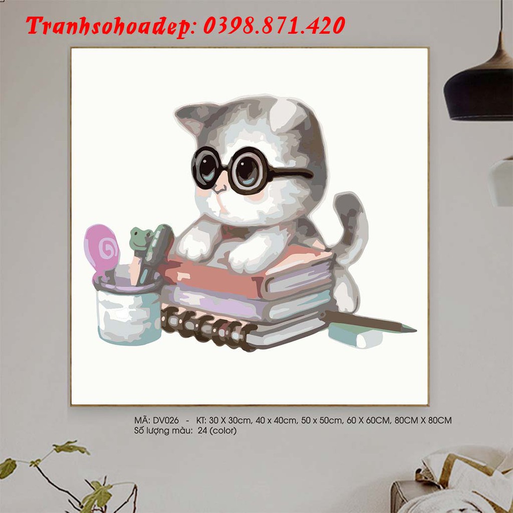 Tranh Sơn Dầu Số Hóa Mèo Thần Tài T Art  Cùng Nhiều Mẫu Tài Lộc Hàng Có Sẵn | BigBuy360 - bigbuy360.vn