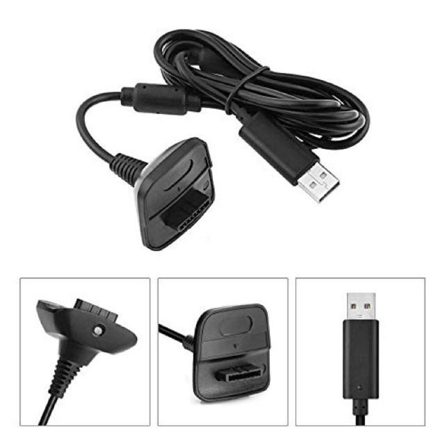 dây cáp tay cầm xbox360 không dây usb