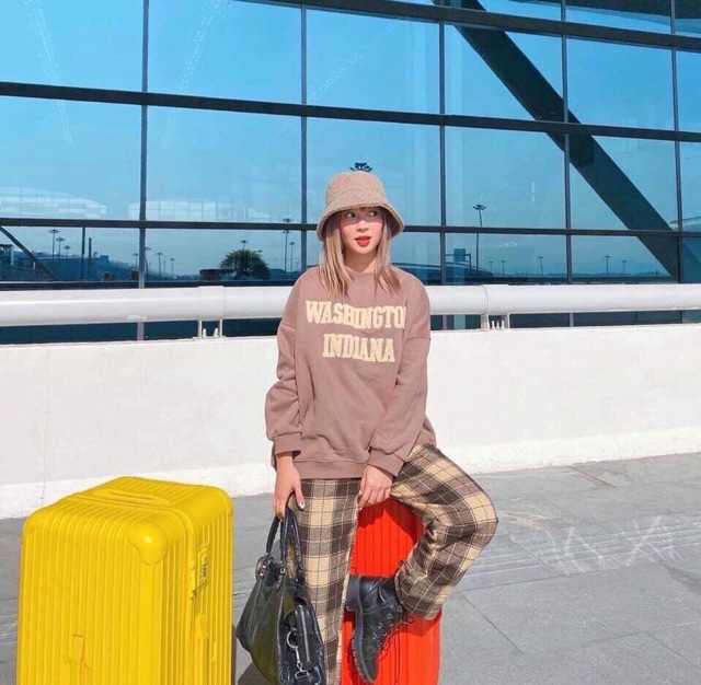 Quần baggy caro ống suông 3 màu szie M , L 45kg - 75kg DTL | BigBuy360 - bigbuy360.vn