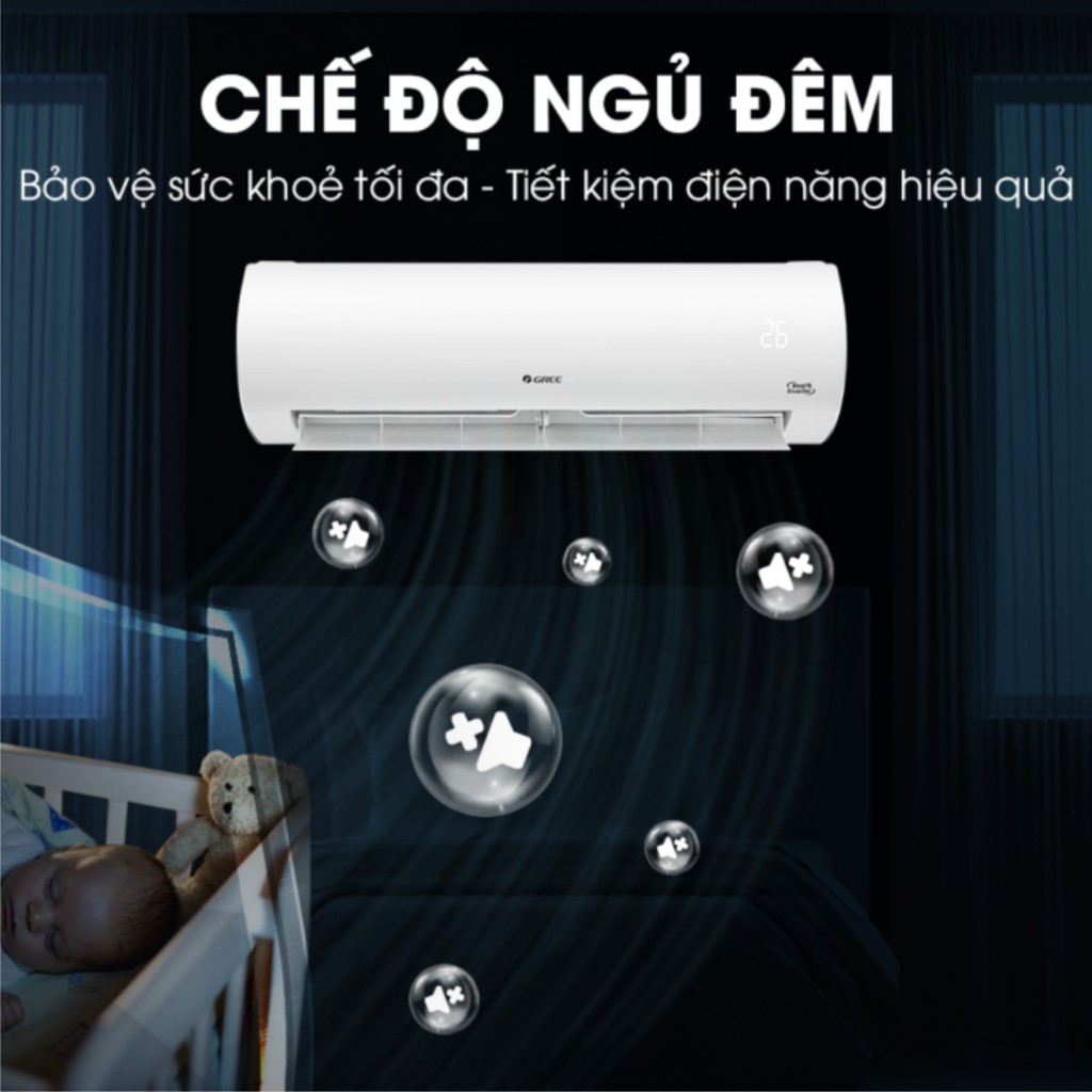 Máy LạnhGREE FAIRY Cao Cấp Inverter - Phù Hợp Phòng 15m2 Đến 20m2